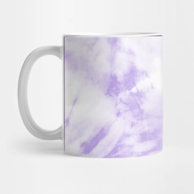 Purple and White Pastel Tie-Dye by Carolina Díaz